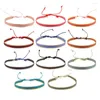 Bangle 11pcs/Lot Braided Hafted Friendship Bracelets ręcznie robione retro boho splot regulowany lina dla kobiety