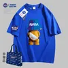 Homens camisetas Nasa Mens Shorts Homens Designer Camiseta Camiseta Mulheres Roupas Oversized Camisas para Roupas Curtas Mulheres T-shirt Plus Size 2 5OE7