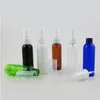 50 x 60 ml Amber Clear Black White Green Pet Plastic Lotion Pump Bottle 60cc Plastic Bottle With Pump 2oz Shampoo Pump Bottle ESPVO