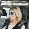 Massaging Neck Pillowws Home Car Electric Massager U Shape Shiatsu Cervical Back Neck Massager Multifunctional Infrared Heated Massage Shawl 230617