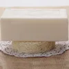 Scrubbers Wholesale 100pcs Natural Loofah Luffa Loofa Slices Handmade Loofah Soap Box Tray Tools Cleanner Sponge Facial Soap Holder