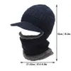 Czapki rowerowe maski dzianiny zimowy kapelusz zagęszcza ciepłe uszu czaszki czapki dla mężczyzn kobiety wełniane szaliki rowerowe maska ​​narciarska BALACLAVA BONNET 230617