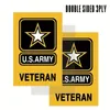 1pc, US Army Veteran Garden Flag 12x18 pollici Double Sided Fade Resistant Banner per Yard Lawn Home Decor (asta della bandiera non inclusa)