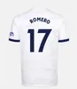 KANE SON 23 24 Maillots de football KULUSEVSKI RICHARLISON PERISIC PEDRO PORRO 2023 2024 DANJUMA ROMERO Kit de football chemise SPURS top Hommes enfants ensemble unifomrs