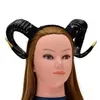 Bandanas, niedliches Horn-Design, für Damen und Mädchen, Halloween-Haarband, Reifen-Stirnband, 4 Stile
