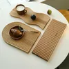 Organization Woodentray Water Ripple Chopping Block Household Breadboard Afternoon Tea Tray Plate Vegetables Fruit Board Storage Organizer