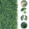 Fleurs décoratives Couronnes Herbe Artificielle Plante Pelouse Panneaux Mur Clôture Maison Jardin Toile de Fond Décor Tapis Verdure Panneau 40 60cm Décoratif D