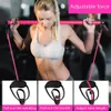 Core Abdominal Trainers Workout Equipment Leg Women Gym Yoga Pull Rods Home Pilates Bar Resistance Exercise Stick Toning Fitness Rope Puller 230617