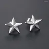 Stud Earrings Simple Pentagram For Women Classic 316l Stainless Steel Jewelry Minimalist Accessories Teacher Appreciation Gift