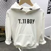 Spring and Autumn Boy Cowboy Jacket Jeans + Hood T-shirt Three-piece Set Kids Clothes