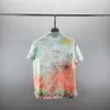 2Men Designer Shirts Sommer Kurzarm Casual Shirts Mode Lose Polos Strand Stil Atmungsaktive T-shirts T-shirts ClothingQ250