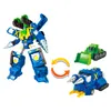 Jouets de transformation Robots 6 IN 1 Hello Carbot Transformation Robot Toys Figurines d'action Deformation Engineering Car Truck Dump Crane Vehicle Toy 230617