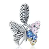 925 sterling silver charms for jewelry making for pandora beads Pendant Dragonfly Butterfly Series charm set DIY Fine Bead Jewelry