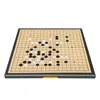 Schackspel magnetiska go -spel vikbara weiqi akryl svart vit schack schack set för barn pussel schack brädspel spel leksaker 230617