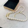 Women Girls New Fashion Triumphal Arch Diamond Gold silver color pearl chain Necklace earring Designer Jewelry N777T