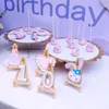 Cake Decoration Bronzing Cake Stand Wedding Cake Stand Party Decoration Event Party Supplies Disponible 33.5*9cm Support