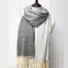 Scarves Women Autumn Winter Cashmere Pashmina Lady Warm Thick Blanket Soft Shawls Travel All-match Double-sided Wraps Scarf