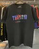 Designer Fashion Clothing Tees Tsihrts Chemises Trapstar Multicolore Lettre Imprimer Manches Courtes High Street Marque De Mode Coton Casual Loose Fit Hommes Femmes Round Nec