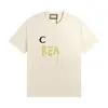 Camiseta para hombre Camiseta de diseñador G Letras de moda Algodón Cuello redondo Estampado Secado rápido Verano para hombre Verano Tendencia suelta alta Manga corta Tamaño asiático para hombre M-5XL