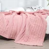 Blanket Solid Summer Towel Blanket Folds Cotton 200*230 150*200 Double-sided Yarn-dyed for Home Travel High Quality R230617