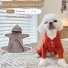 Rompers winterhond jumpsuit trui jas Yorkshire terriër kleren puppy kleine hond kostuum chihuahua pomeraniaanse maltese poedelkleding