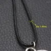 Pendant Necklaces A-Z Letter Faith DIY Handmade Leather Necklace For Men Women Fashion Jewelry Couple Gift