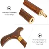 Polen 1 st Mountain Climbing Cane Outdoor Trekking Paal Rosewood Walking Stick Montage Cane Splicing Crutch 87cm