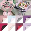 Ambalaj kağıdı 20pcs/lot çiçekler mini çift oya kağıt ambalaj hediye sarma nötr renk çiçekçi ambalaj kağıdı buket paketi malzemeleri 230617
