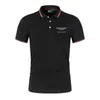 Men's Polos Premium Short Sleeve Aston Martin Polo Shirt Men's Polo Collar Summer Fashion Casual T-shirt Luxury Men's Wear 230617