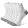 Sports Socks 612 Par Mens Cotton Running Crew Middle Tube Högkvalitativ avslappnad för män och kvinnor Soft Sock 230617