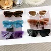 men designer sunglass dg sun glasses women Telescope type sunglasses Bold and avantgarde design multicolor optional Mirror leg letter mark brand glasses