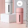 Humidifiers Mini Ultrasonic Air Humidifier Portable Car Color Cup Aromatic Diffuser Cold Mist Manufacturing Humidifier with Lamp Household Humidifier 230619