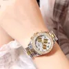 Bilek saatleri bayanlar lüks moda çelik saatler erkekler kristal rhinestone reloj kadın parıltılı parlayan büyük kadran markası izle