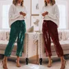 Pants For Women Sequined Shining Loose Full Pant Women Mid Waist Club Night Lady Wide Leg Trousers For Women's Clothing
