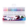 Watercolor Brush Pens G5AA 12/18/24Pcs double tip flexible color brush fine line tip watercolor marker 230619