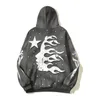 Mens Ceket Hellstar Hoodie High Street Retro Do Old Hellstar Baskı Kalitesi Erkek Kadın Çift Hoodies Sweatshirt 230619