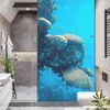 Adesivos para janela Ocean World Film Adesivo de vidro de privacidade Bloqueio UV Coberturas de controle de calor Matiz para decoração de casa