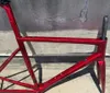 Auto-LKW-Gepäckträger! Farbe V3RS Frozen Red Farbe Fahrradrahmen Carbon Straßenrahmen FrameForkSeatPostHeadsetClamp 230617