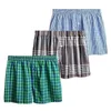 Onderbroek mannen Ondergoed Katoenen Boxers 3 stks Losse Shorts Mannen Slipje Grote Korte Ademende Flexibele Shorts Boxers Mannelijke Thuis onderbroek 230619