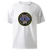 T-shirts pour hommes Le style et la qualité de York sont la ville ne dort jamais à manches courtes T-shirts en coton doux pour hommes Tops rétro basiques T-shirts cool