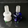Glass Smoking Pipes Manufacture Hand-blown bongs New Colorful Dotted Bubble Head Cigarette Accessories