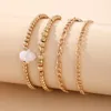 Charm Armband 9 Styles Multilayer Shell Sequins Star Chain Armband Set for Women Böhmen Beads Party Fashion Jewelry