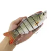 Baits Lures Big Size Fishing Bait 20cm 115g 6 Sections Jointed Lure Sinking Wobbler Vibration Bait Swimbait Fishing Tackle 230619