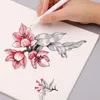 Watercolor Brush Pens G5AA 12/18/24Pcs double tip flexible color brush fine line tip watercolor marker 230619