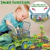 Diecast Model Car Children's Dinosaur Toy Car Large Engineering Vehicle Model Education Toy Transport Vehicle Toy Boy Girl With Dinosaur Gift 230617