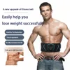 Integrerad Fitness Equip Abs Trainer EMS Abdominal Muscle Stimulator Electric Toning Belt USB Laddar midja midja Belly Viktförlust Hem Gym Hästpunkt 230617