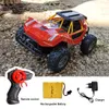 Veículo off-road de controle remoto de escalada no deserto 2.4G, corrida de cartão curto com rodízio grande, carro de brinquedo com controle remoto transfronteiriço