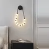 Lampa ścienna Zbuduj nasz domowy fantazyjny naszyjnik lekki dekoracje kinkietowe Arandela Externa dla nocnego sklepu salon