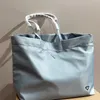 Borsa tote in tela di nylon Borse per la spesa Borsa da donna Grande capacità Fashon Lettera Borse da viaggio Borsa posteriore a tracolla Tasca interna con cerniera