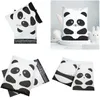 Sacs d'emballage Panda Stockage Logistique Emballage Courrier Sac Boutique Transport Mylar Postal Business Holiday Party Drop Delivery Office S Dhnt8